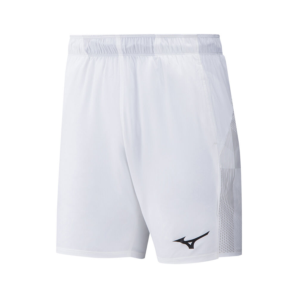 Mens Mizuno 8" Amplify Shorts White Philippines (LJYQEP618)